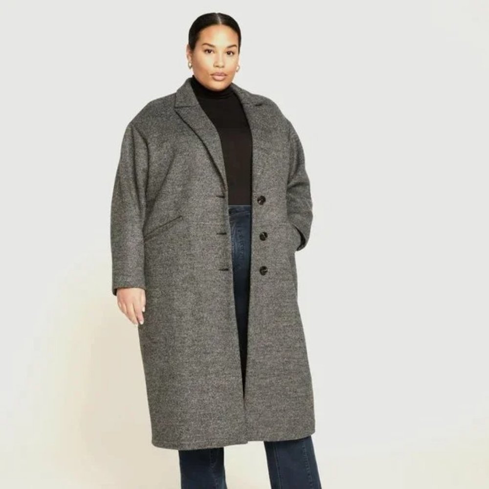 Willow Oversized Wool Cocoon Coat